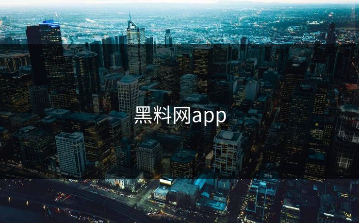 黑料网app